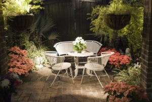 Newly refreshed patio