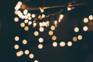 White christmas lights