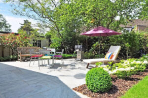 Nashville patio in spring