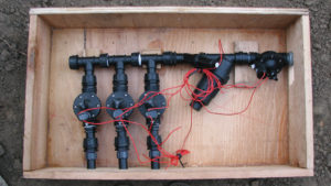 The Parke Company landscape irrigation valve testing in Nashville